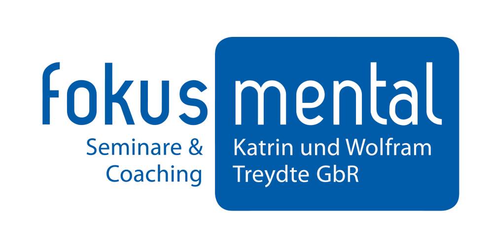 Dieses Bild zeigt das Logo des Unternehmens fokus mental Katrin und Wolfram Treydte GbR